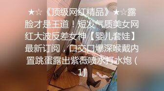 ★☆《顶级网红精品》★☆露脸才是王道！短发气质美女网红大波反差女神【婴儿套娃】最新订阅，口交口爆深喉戴内置跳蛋露出紫薇喷水打水炮 (1)