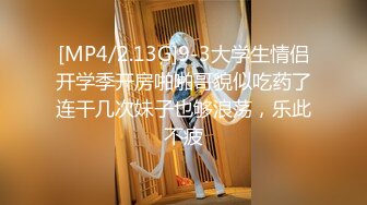 [MP4/2.13G]9-3大学生情侣开学季开房啪啪哥貌似吃药了连干几次妹子也够浪荡，乐此不疲