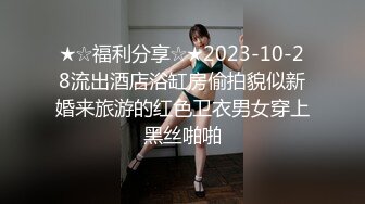 ★☆福利分享☆★2023-10-28流出酒店浴缸房偷拍貌似新婚来旅游的红色卫衣男女穿上黑丝啪啪