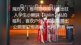 屌炸天！推特顶级身材露出狂人学生小嫩妹【linlin】私拍福利，喜欢户外人前极限露出公厕里打炮调教，相当刺激 (3)