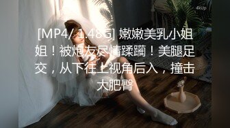 [MP4/ 1.48G] 嫩嫩美乳小姐姐！被炮友尽情蹂躏！美腿足交，从下往上视角后入，撞击大肥臀