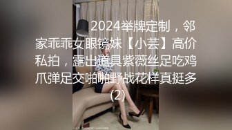 ⚫️⚫️⚫️2024举牌定制，邻家乖乖女眼镜妹【小芸】高价私拍，露出道具紫薇丝足吃鸡爪弹足交啪啪野战花样真挺多 (2)